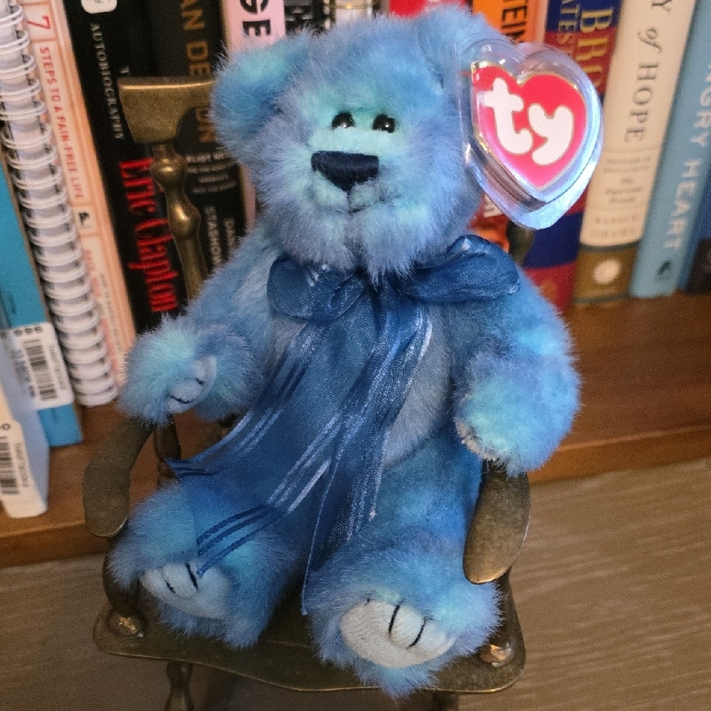 Ty Beanie Babies Attic Collection " AZURE IM BLUE WITHOUT YOU"